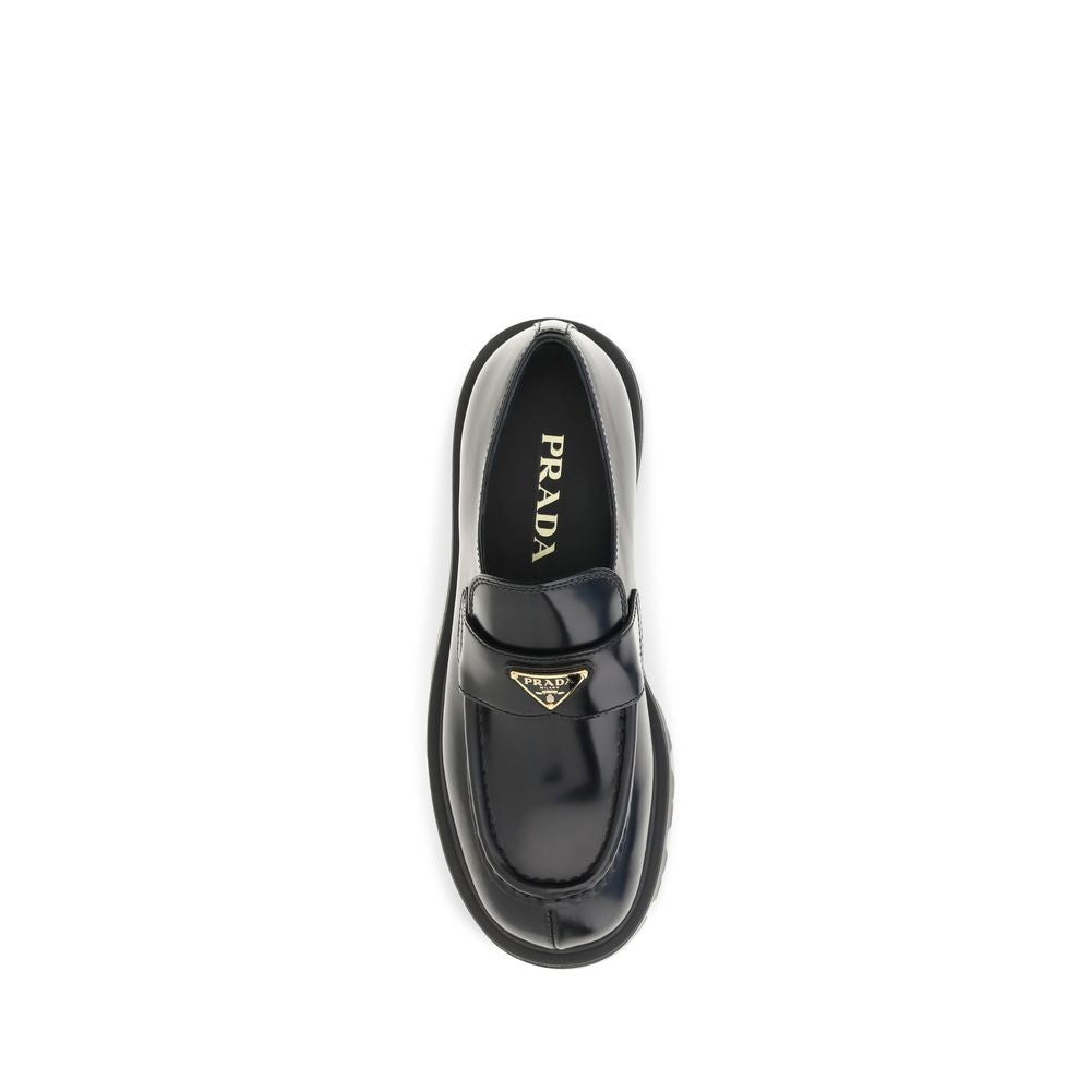 Prada Black 'Slip-On' Loafers schwarz
