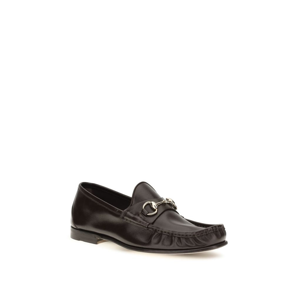 Gucci Brown 'Slip-On' Loafers braun