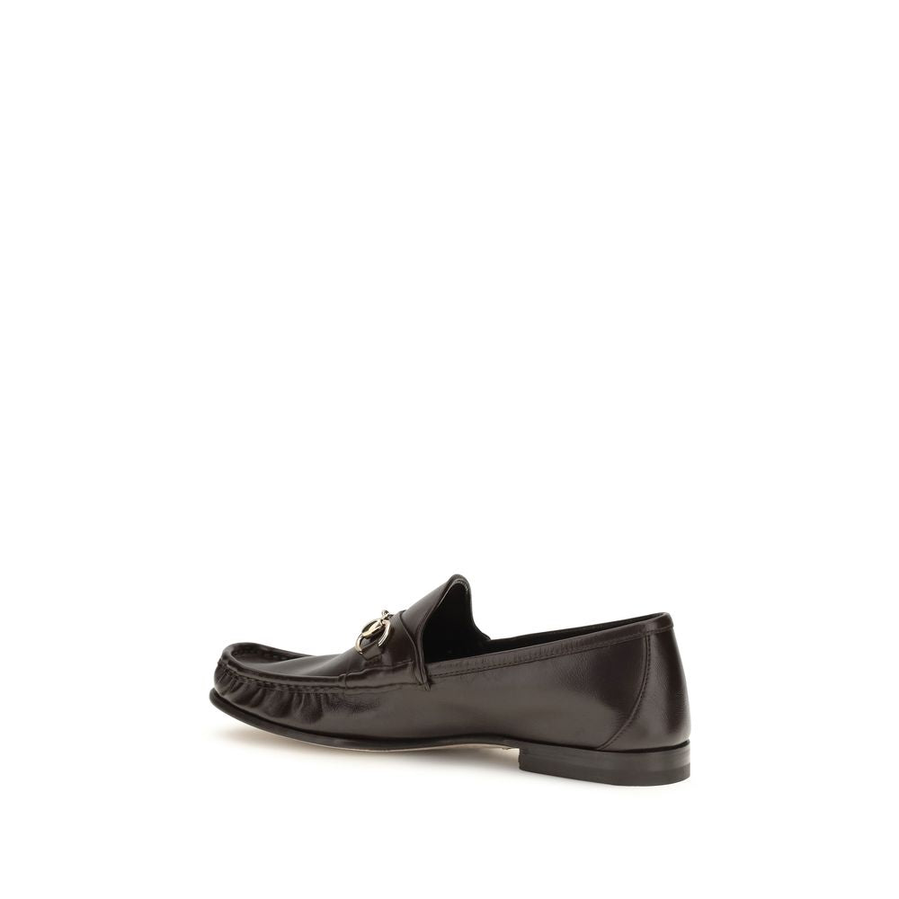 Gucci Brown 'Slip-On' Loafers braun