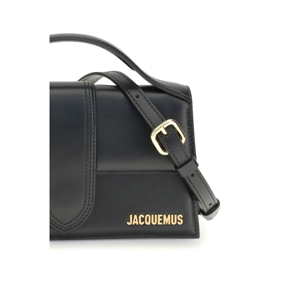 Jacquemus Black Calf Leather Bos Taurus Handbag Curated Luxury Accessories by Orvyn