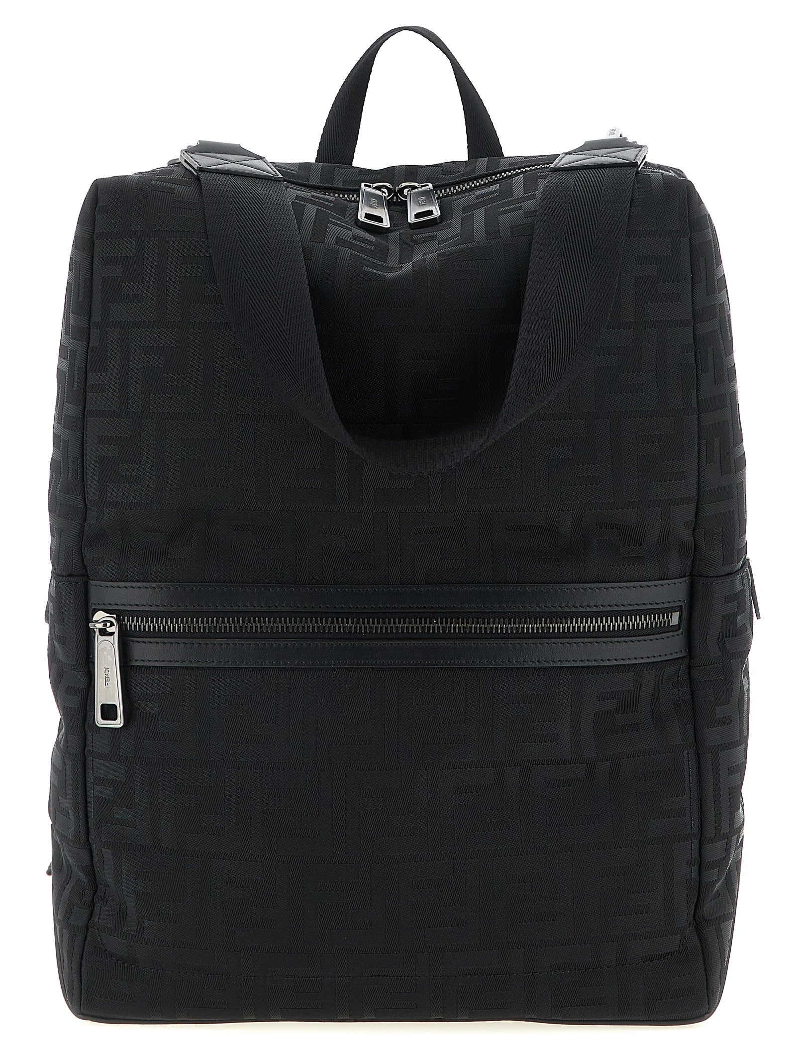 Fendi Black Lui Backpack schwarz