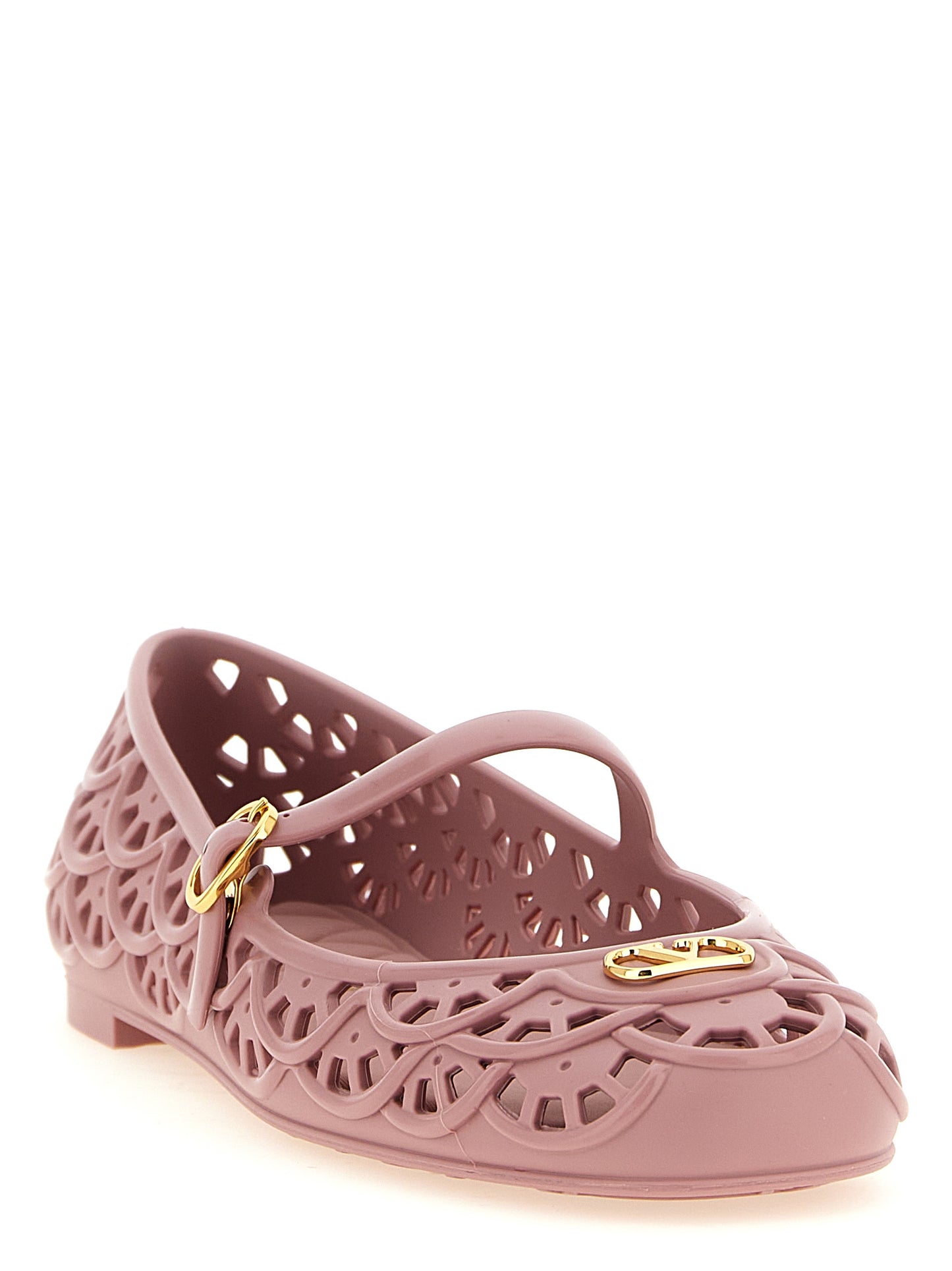 Valentino Garavani Multicolor 'Ondette' Flats