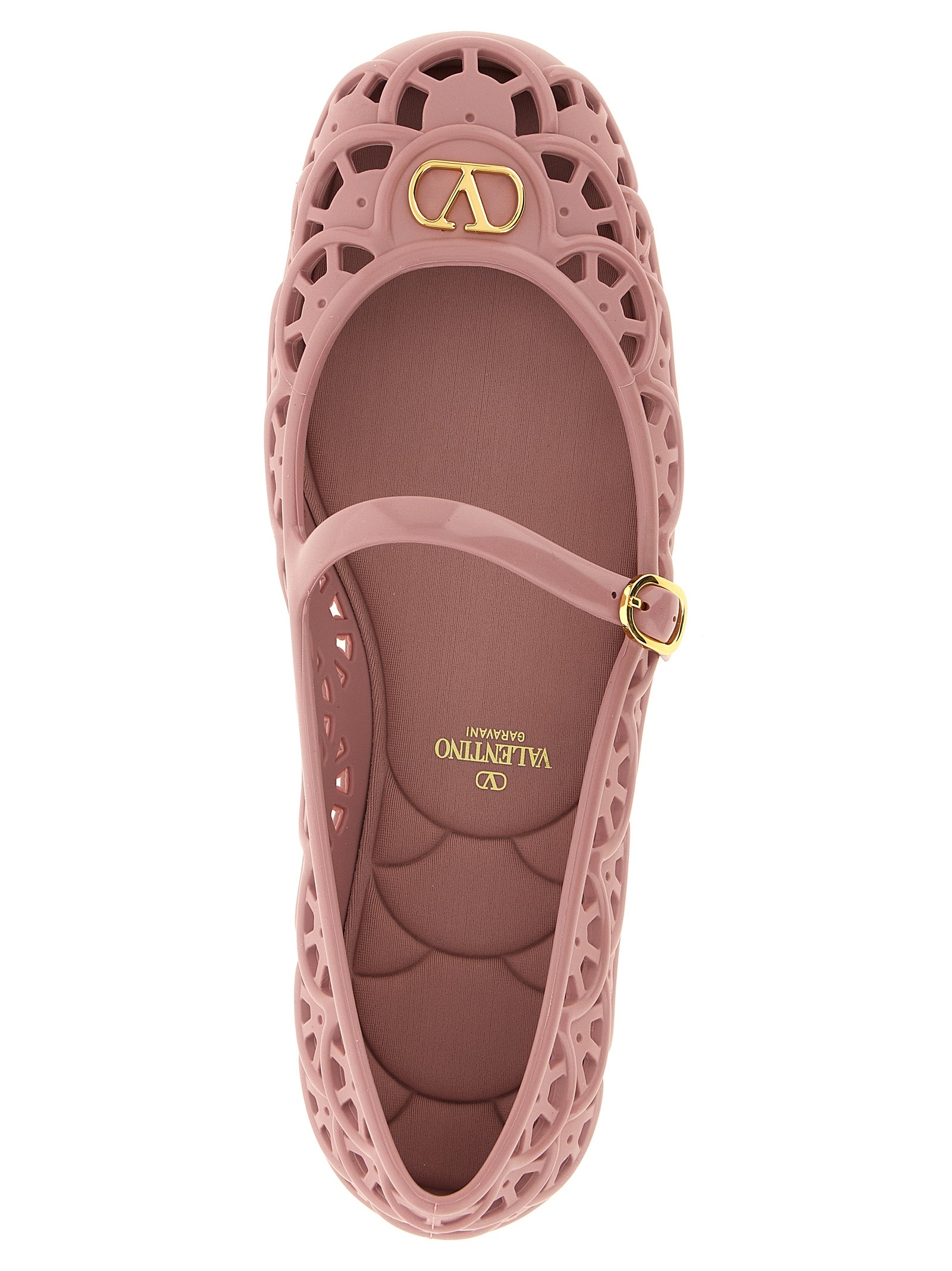 Valentino Garavani Multicolor 'Ondette' Flats