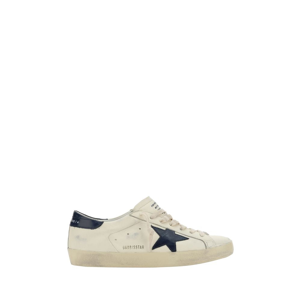 Golden Goose White Goatskin Low Top Sneakers Curated Luxury Accessories by Orvyn