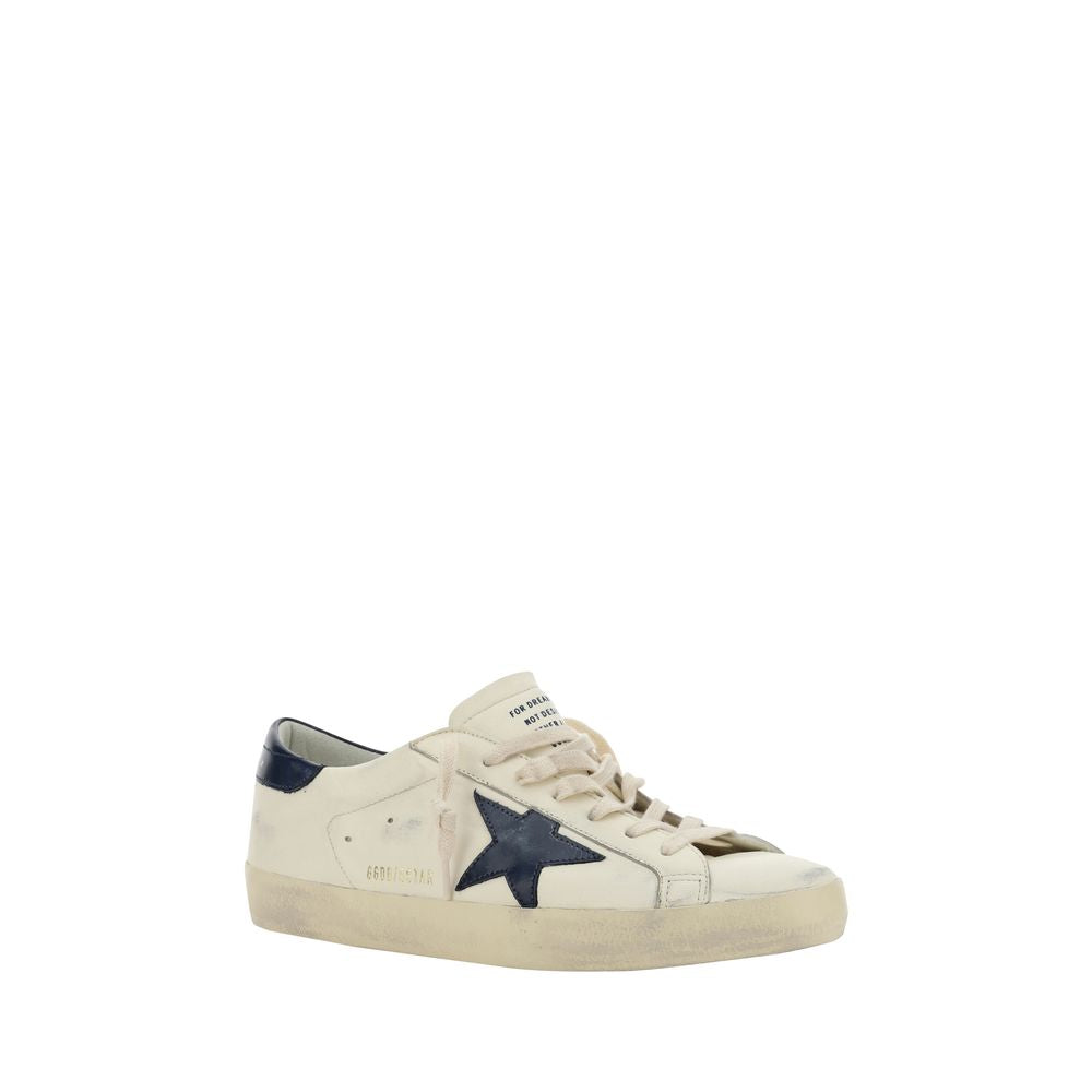 Golden Goose White Goatskin Low Top Sneakers Curated Luxury Accessories by Orvyn
