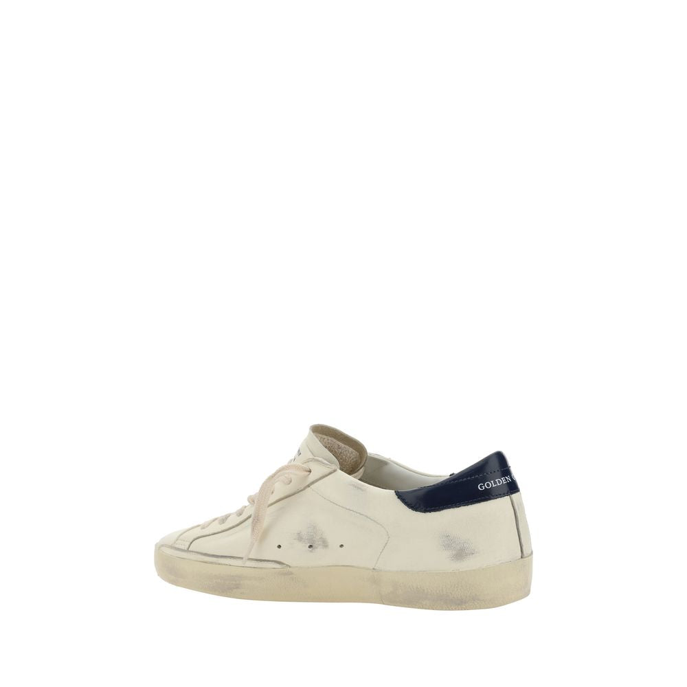 Golden Goose White Goatskin Low Top Sneakers Curated Luxury Accessories by Orvyn