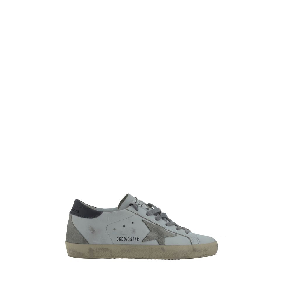 Golden Goose White 'Low Top' Sneakers Curated Luxury Accessories by Orvyn