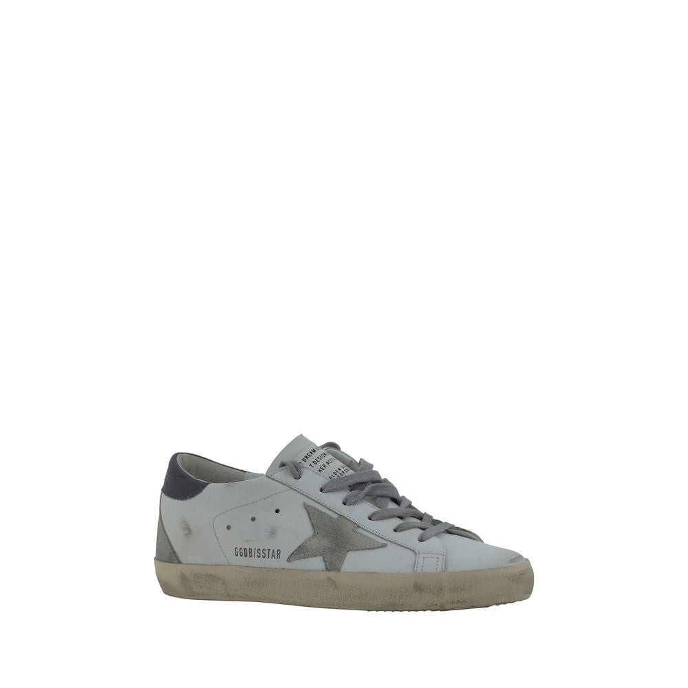 Golden Goose White 'Low Top' Sneakers Curated Luxury Accessories by Orvyn