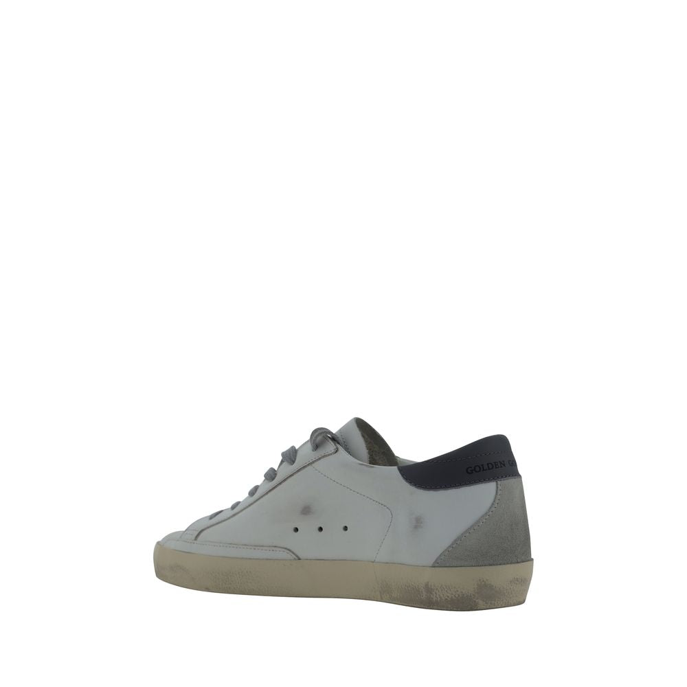 Golden Goose White 'Low Top' Sneakers Curated Luxury Accessories by Orvyn
