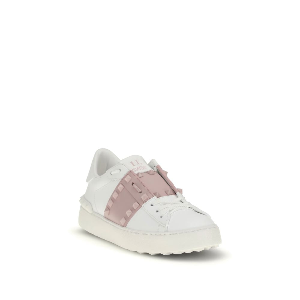 Valentino Garavani White 'Rockstud' Sneakers weiss