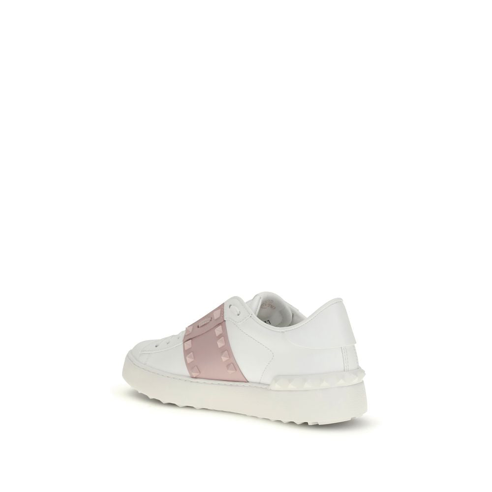 Valentino Garavani White 'Rockstud' Sneakers weiss