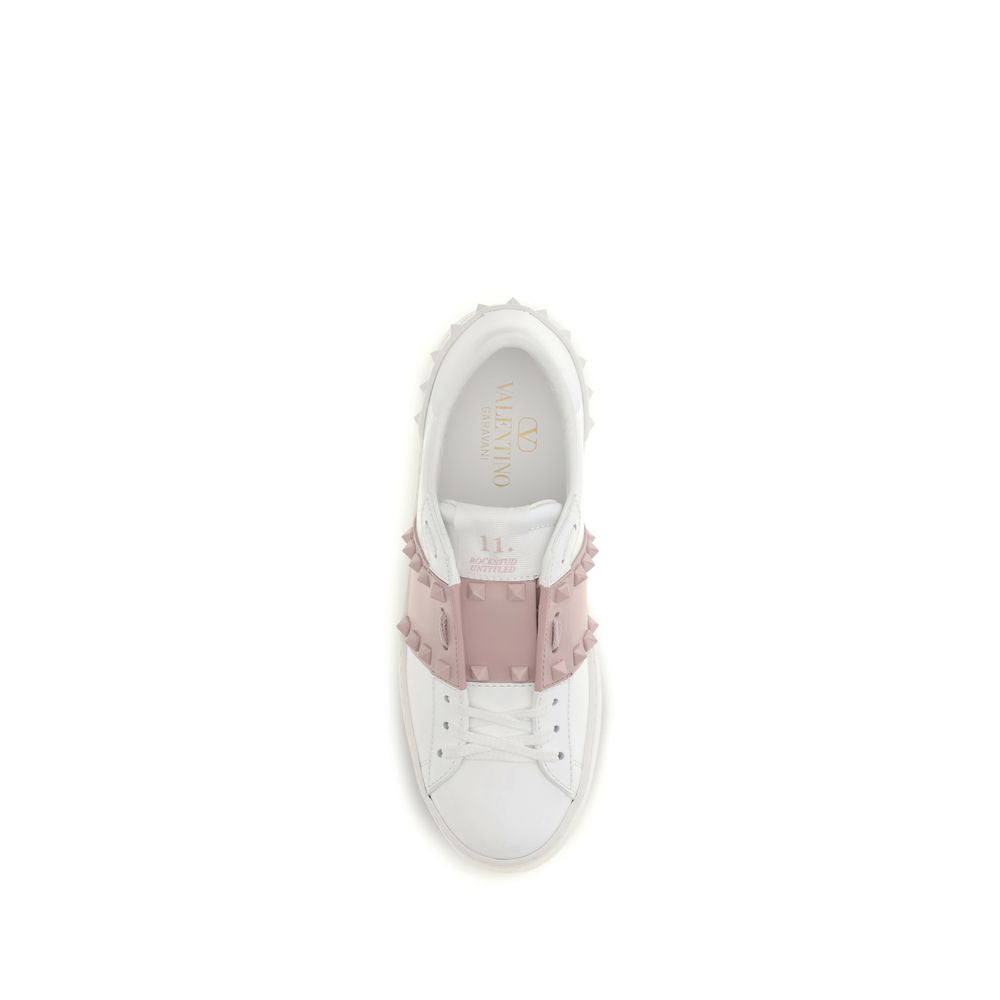 Valentino Garavani White 'Rockstud' Sneakers weiss
