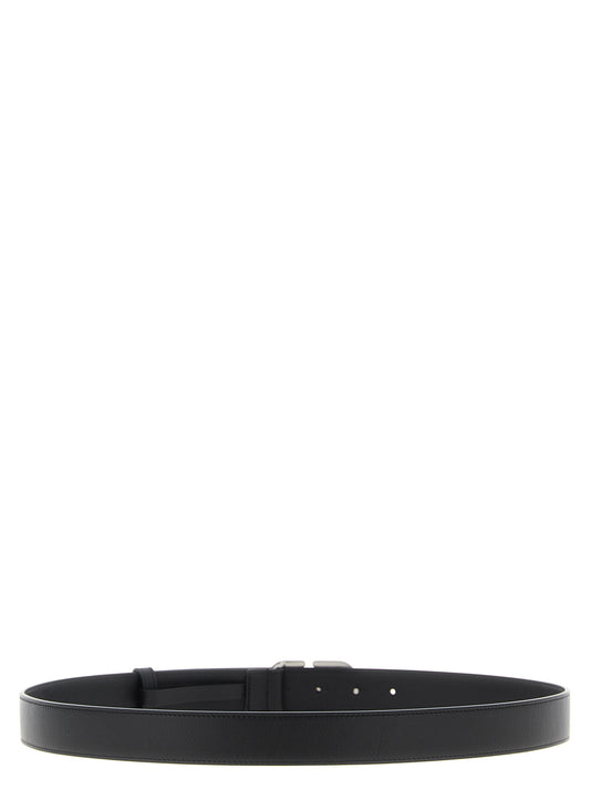 Valentino Garavani Black Regular Belt schwarz
