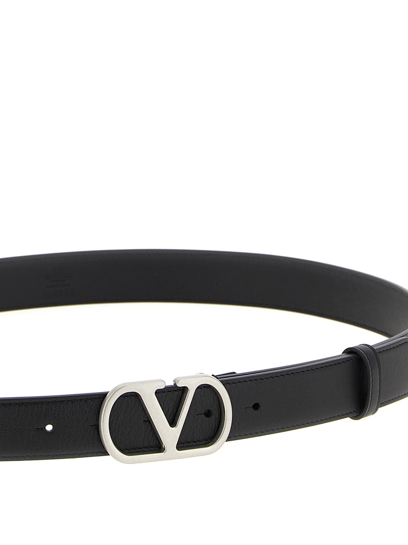 Valentino Garavani Black Regular Belt schwarz
