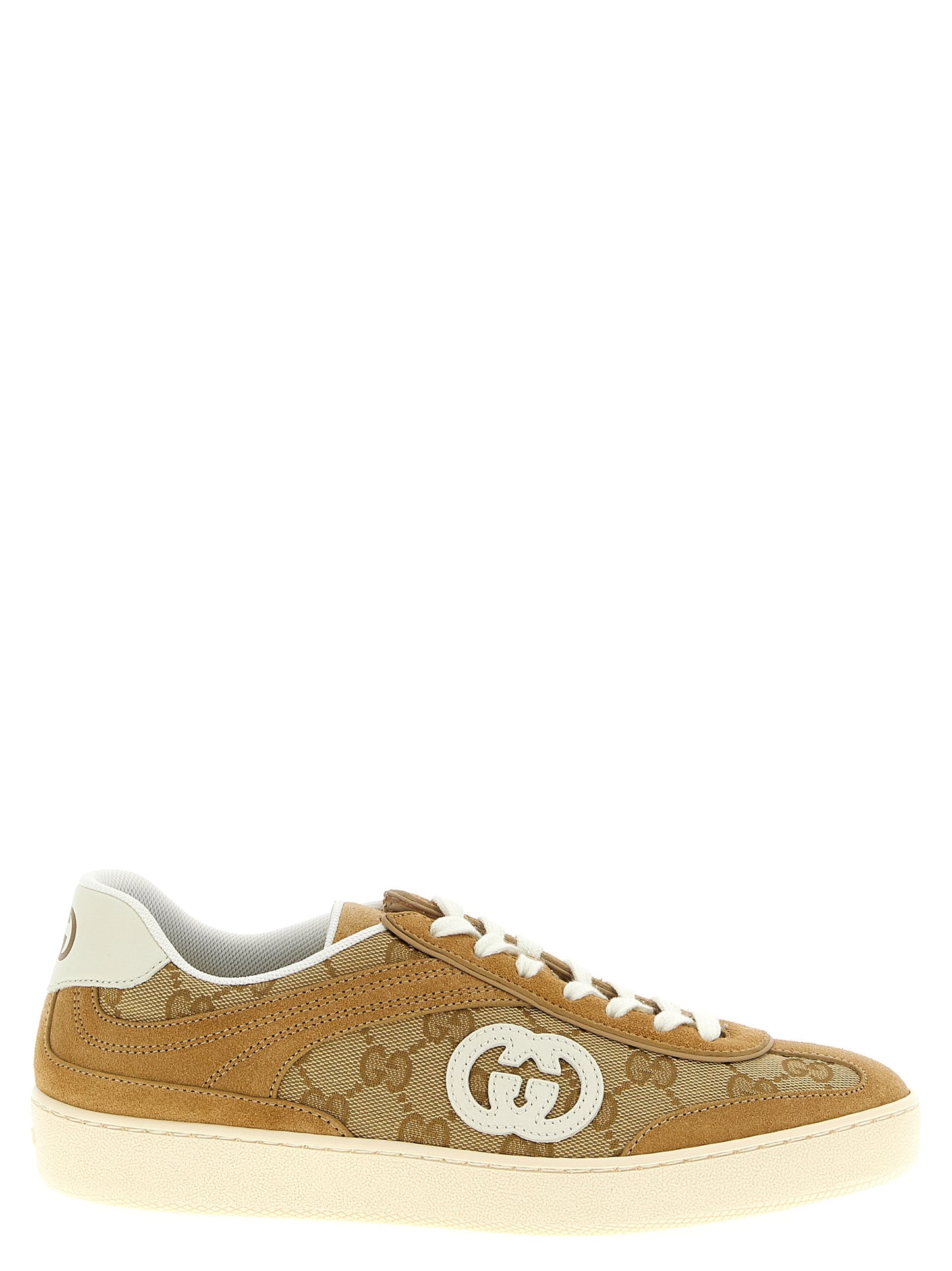 Gucci Beige 'G75' Sneakers