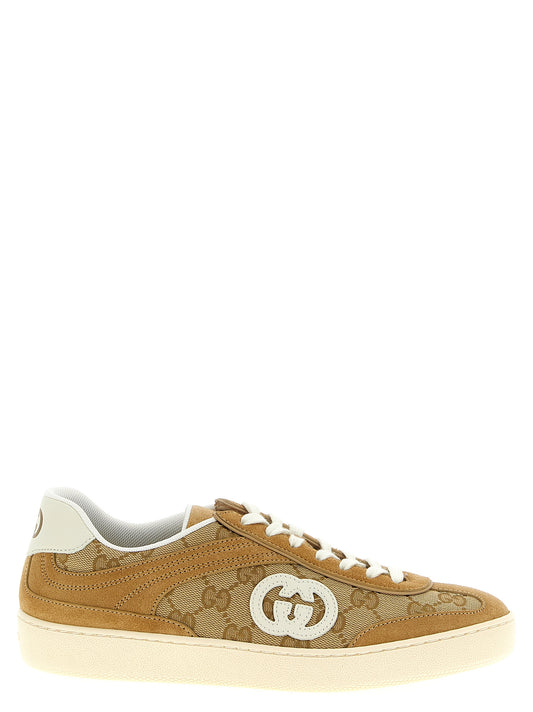 Gucci Beige 'G75' Sneakers