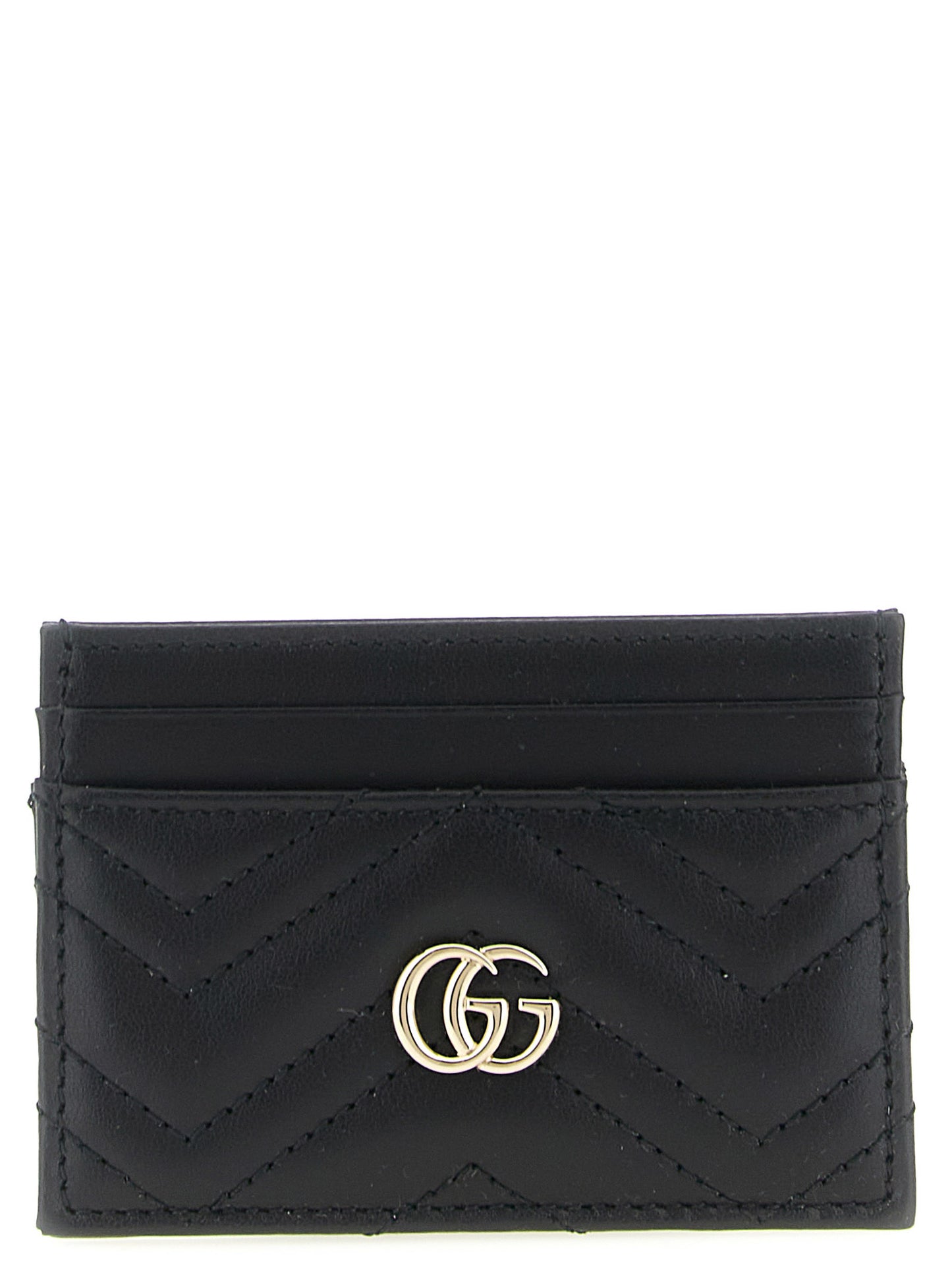 Gucci Black 'Doppia G' Card Holder schwarz