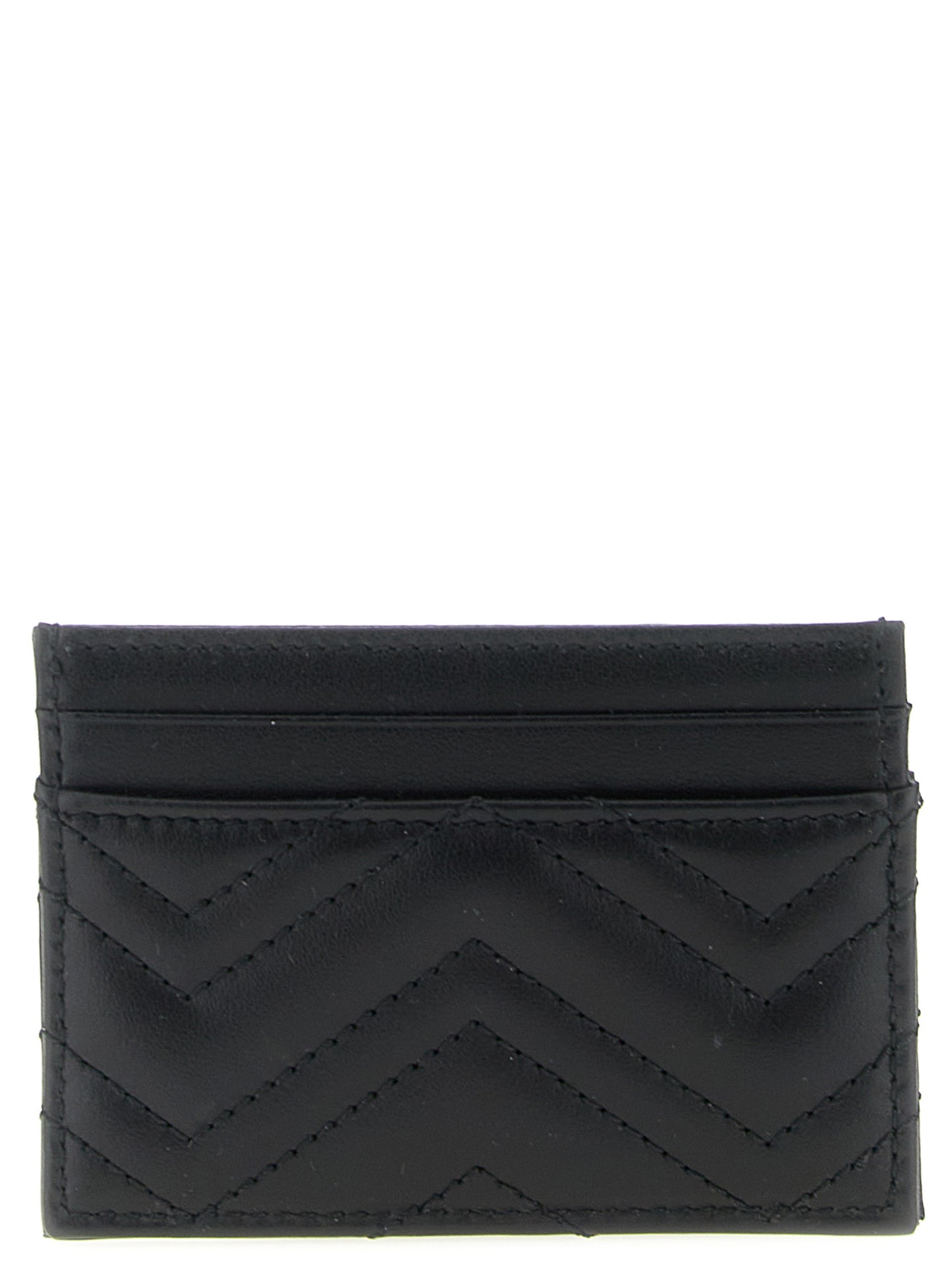 Gucci Black 'Doppia G' Card Holder schwarz