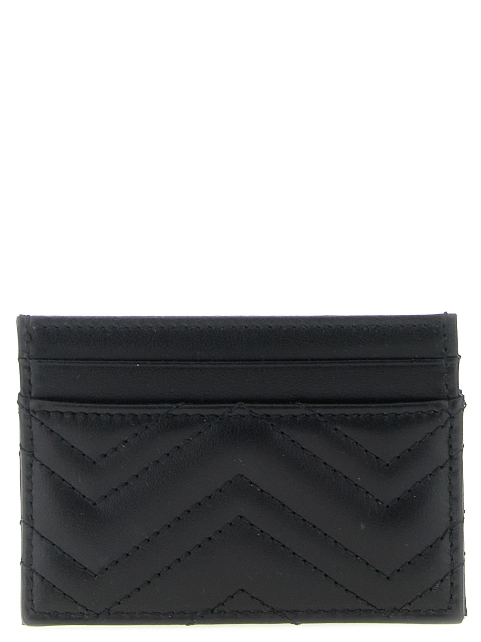 Gucci Black 'Doppia G' Card Holder schwarz