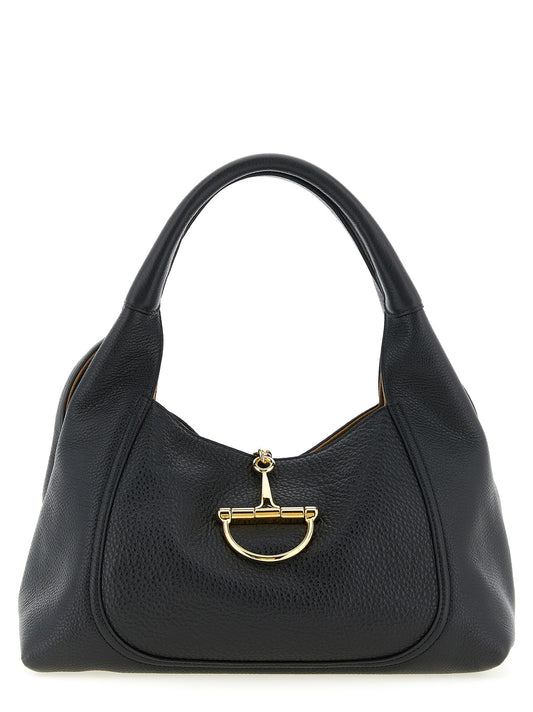 Gucci Black 'Softbit' Shoulder Bag schwarz