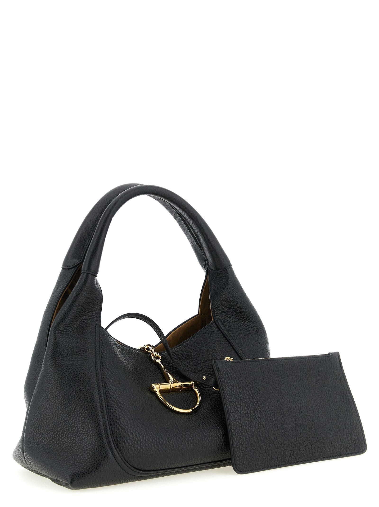Gucci Black 'Softbit' Shoulder Bag schwarz