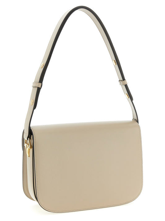 Gucci Beige 'Morsetto' Medium Shoulder Bag