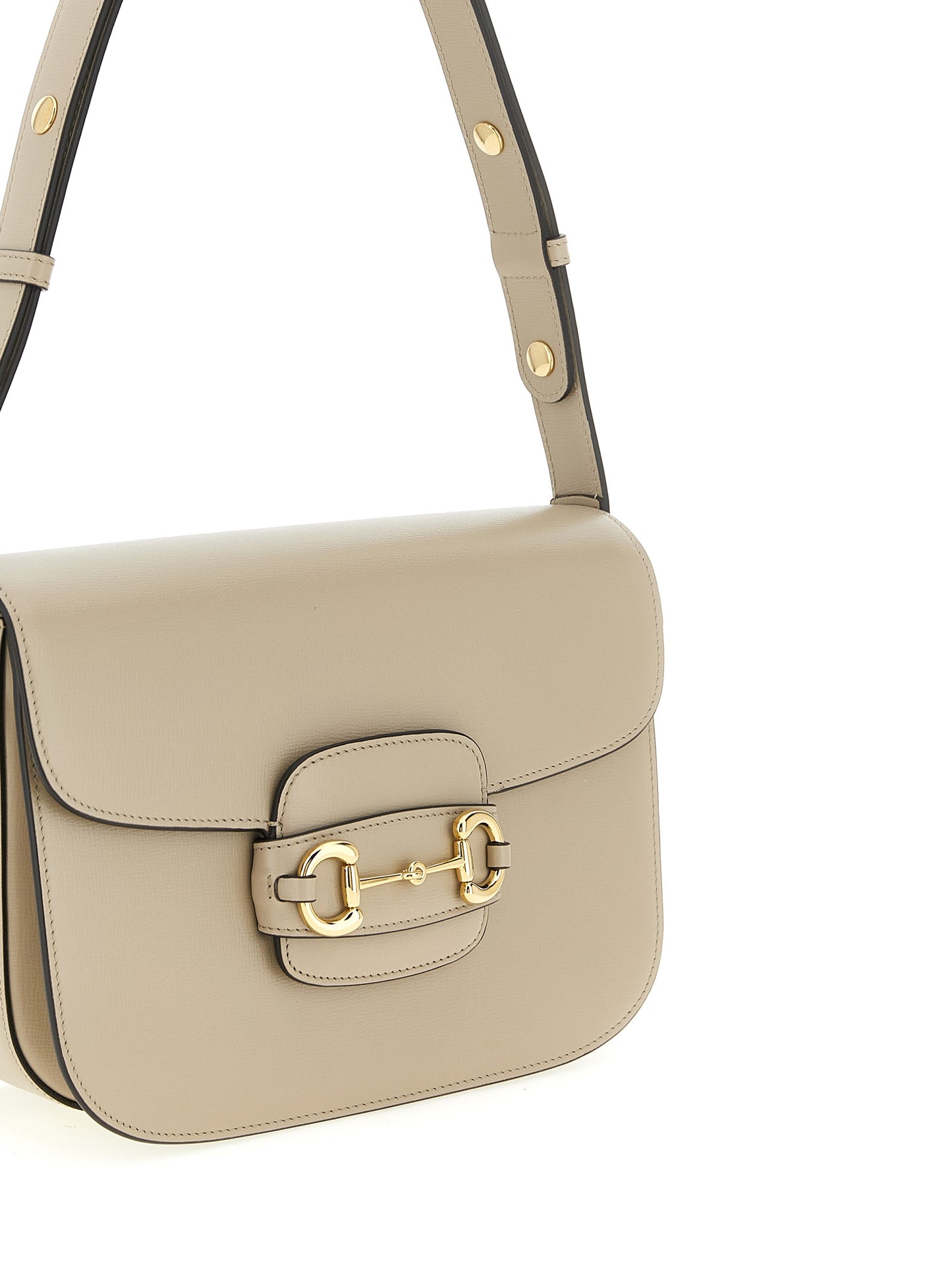 Gucci Beige 'Morsetto' Medium Shoulder Bag