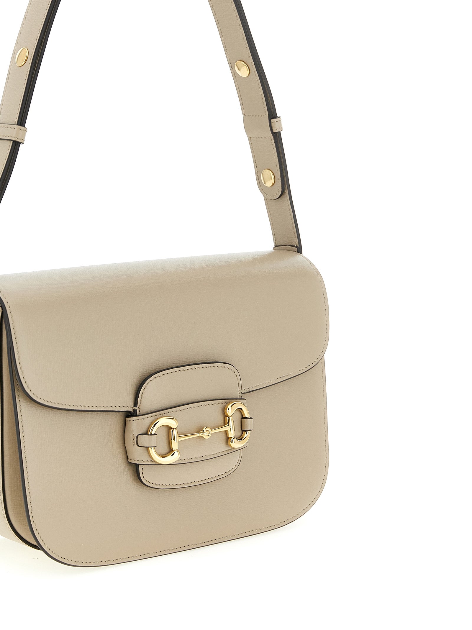 Gucci Beige 'Morsetto' Medium Shoulder Bag