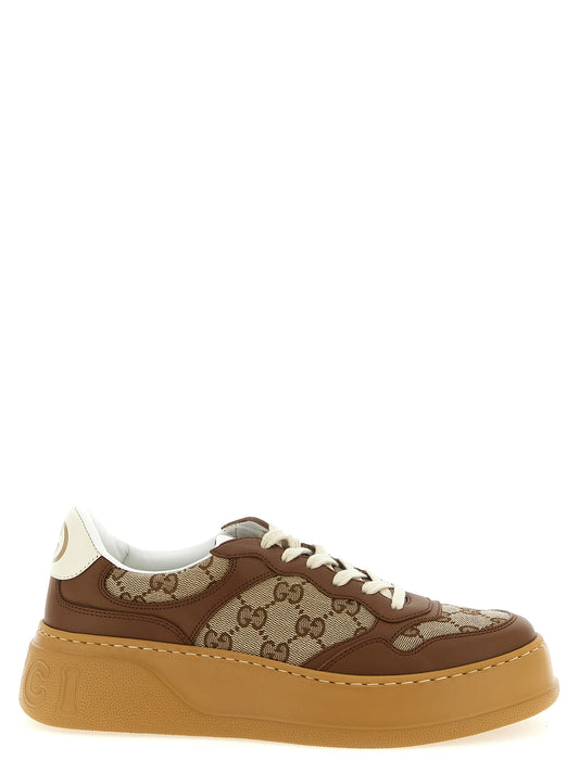 Gucci Brown 'Incrocio GG' Sneakers braun