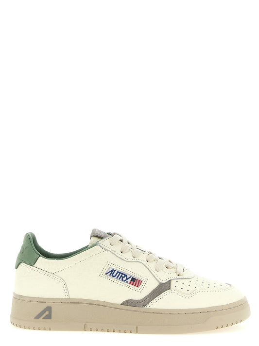 Autry Bicolor Cowhide Low Top Sneakers multicolor