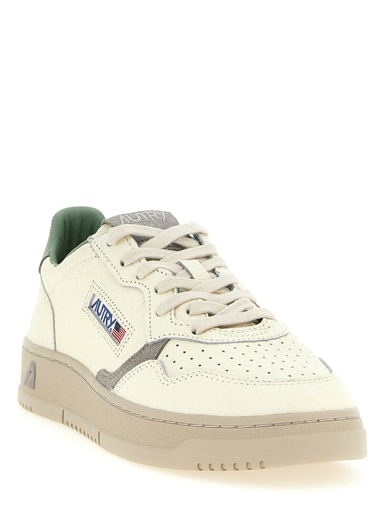 Autry Bicolor Cowhide Low Top Sneakers multicolor