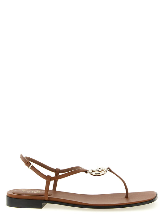 Gucci Brown 'Lifford' Sandals braun