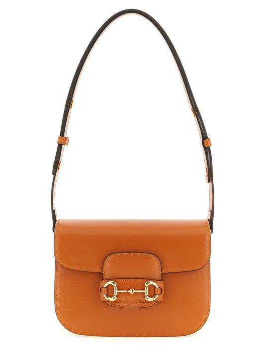 Gucci Orange Horsebit 1955' Shoulder Bag