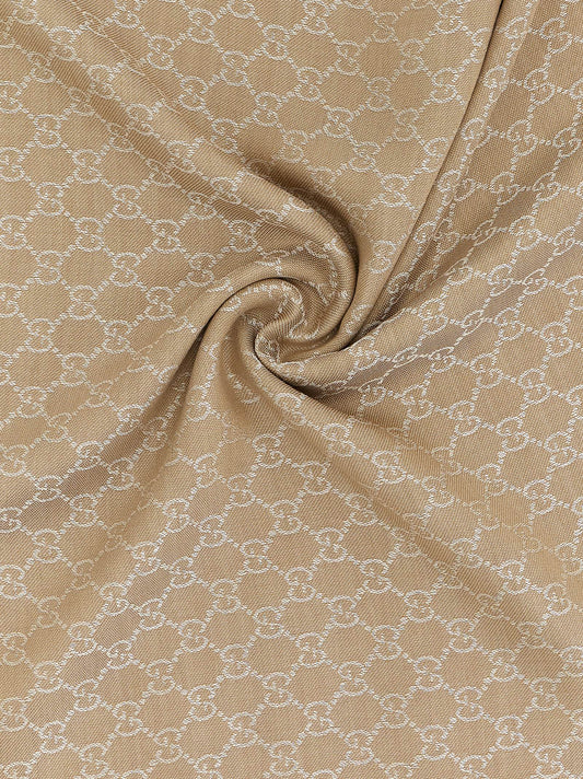 Gucci Beige Silk Scarf
