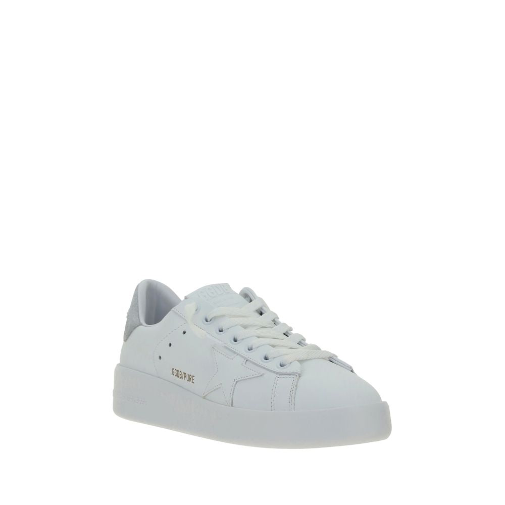 Golden Goose White 'Platform' Sneakers weiss