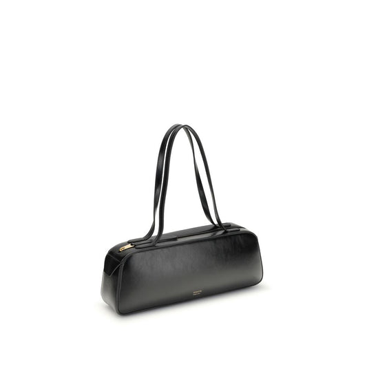 Khaite Black Simona Shoulder Bag Curated Luxury Accessories by Orvyn