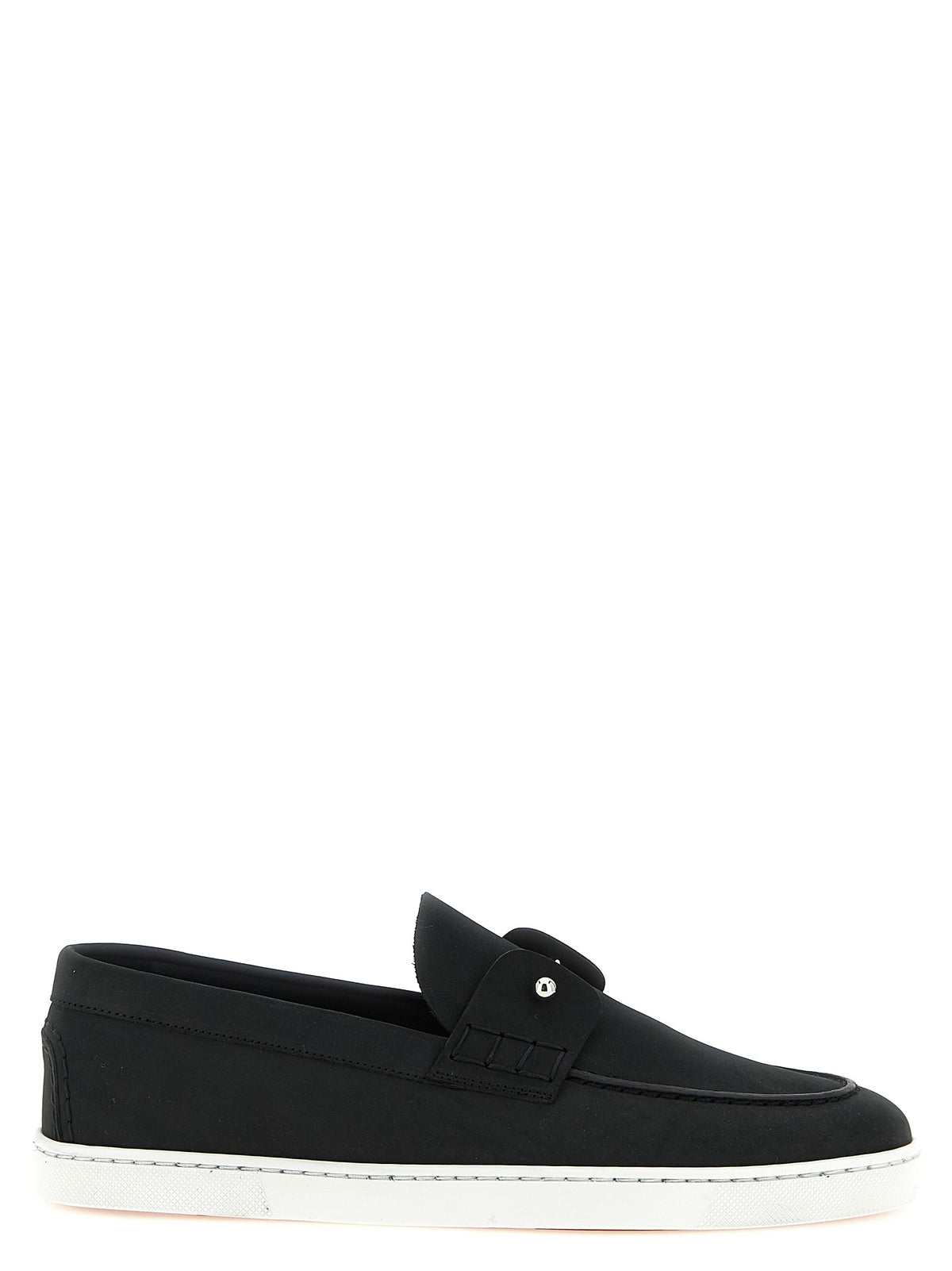 Christian Louboutin Black 'Chambeliboat' Loafers schwarz