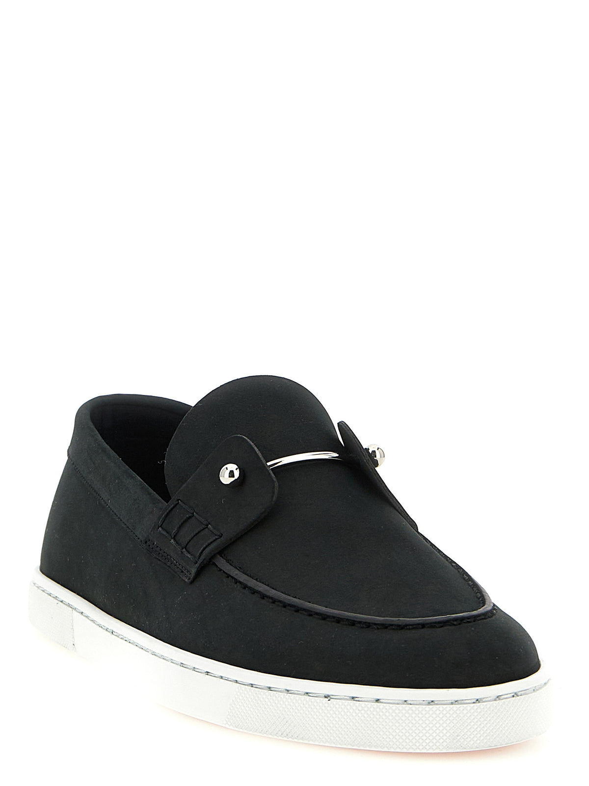 Christian Louboutin Black 'Chambeliboat' Loafers schwarz