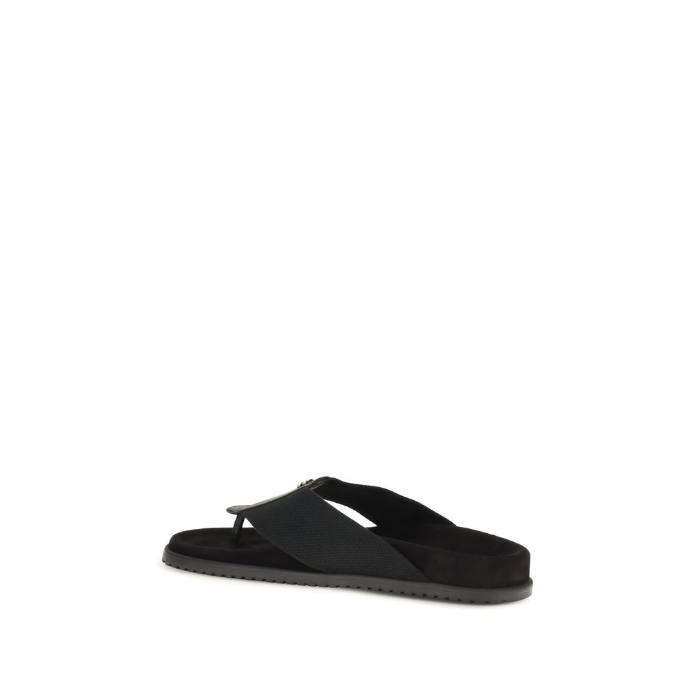 Dolce & Gabbana Black 'Eva' Sandals schwarz