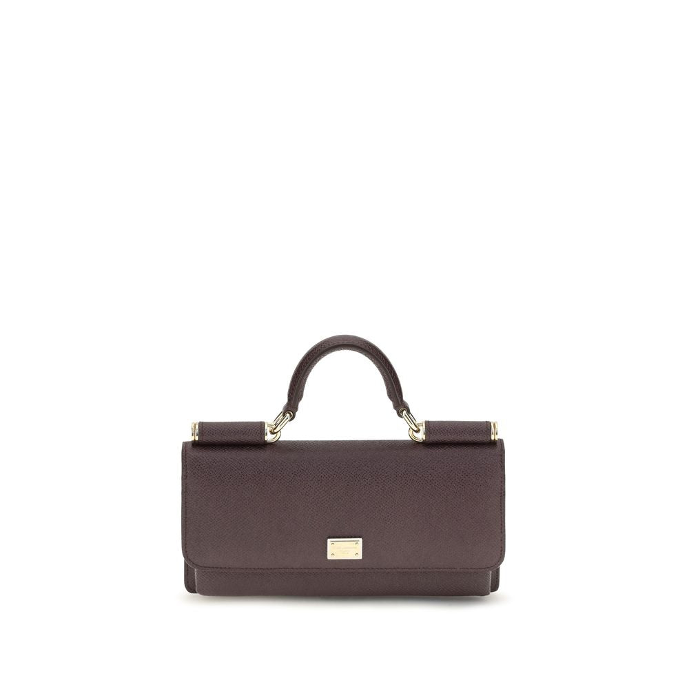 Dolce & Gabbana Brown Micro Shoulder Bag braun