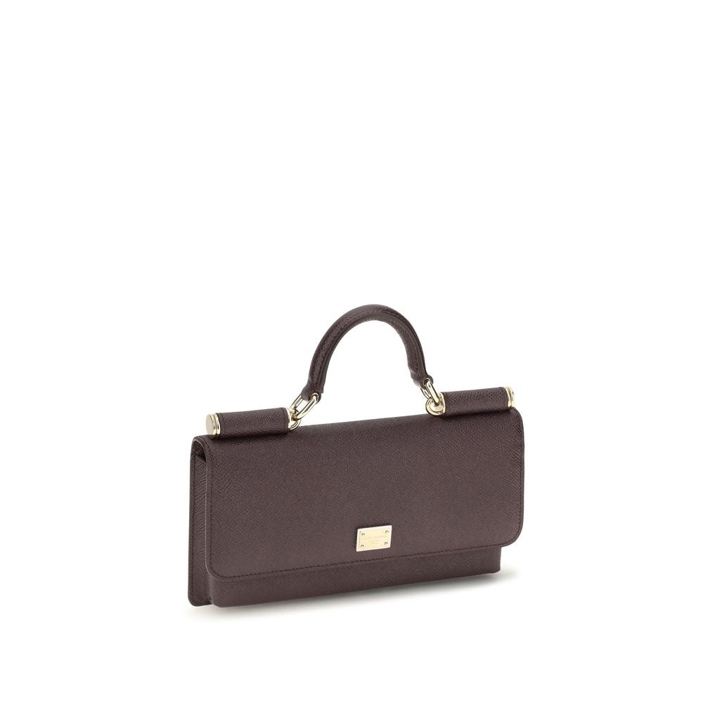 Dolce & Gabbana Brown Micro Shoulder Bag braun
