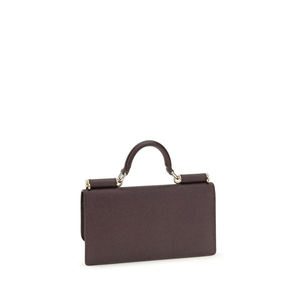Dolce & Gabbana Brown Micro Shoulder Bag braun