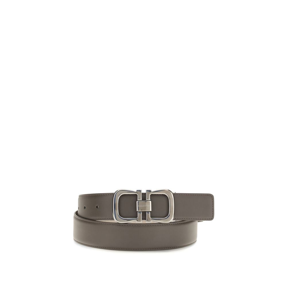 Ferragamo Brown Reversible Leather Belt braun
