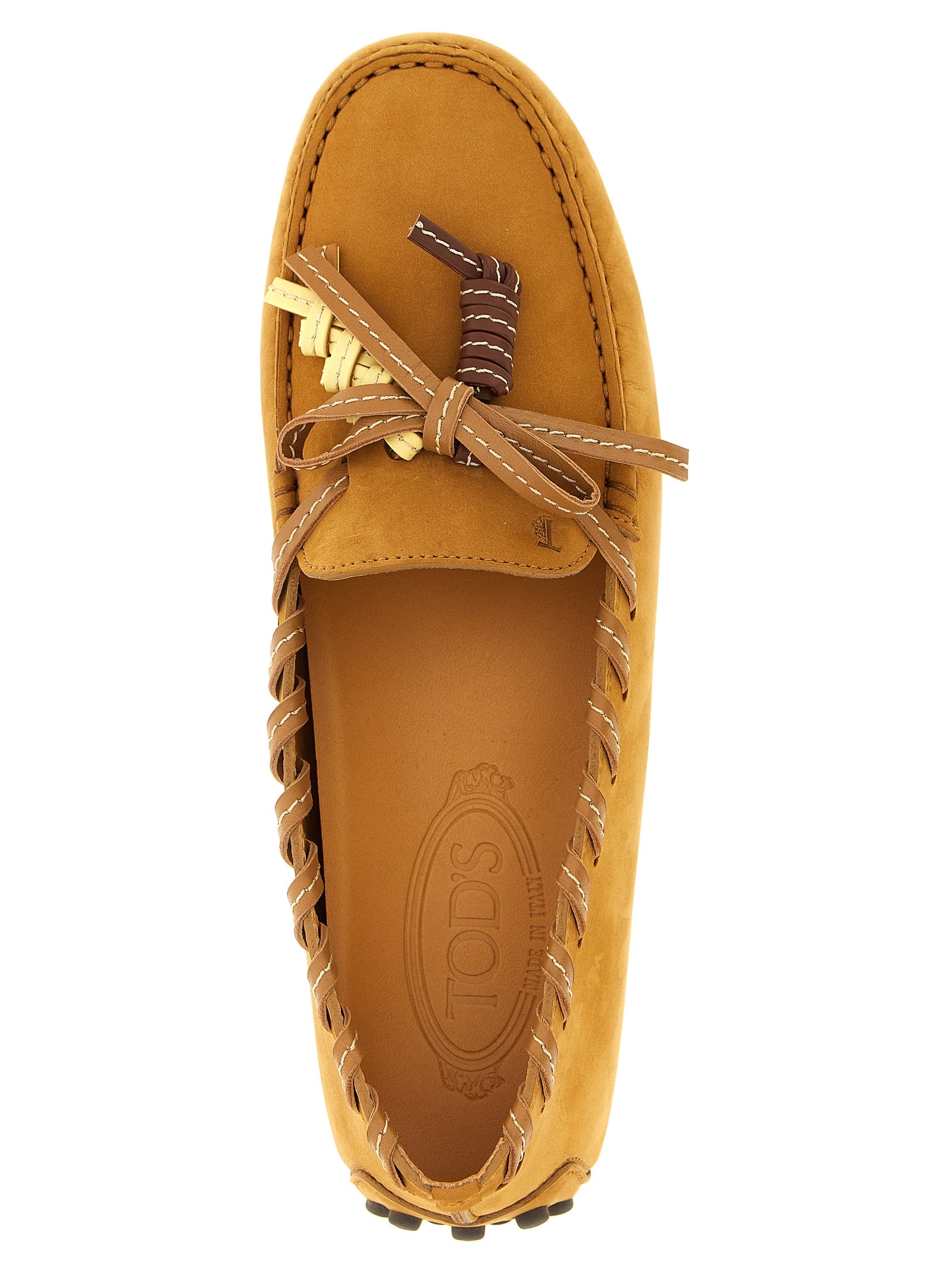 Tod's Beige 'Slip-On' Loafers