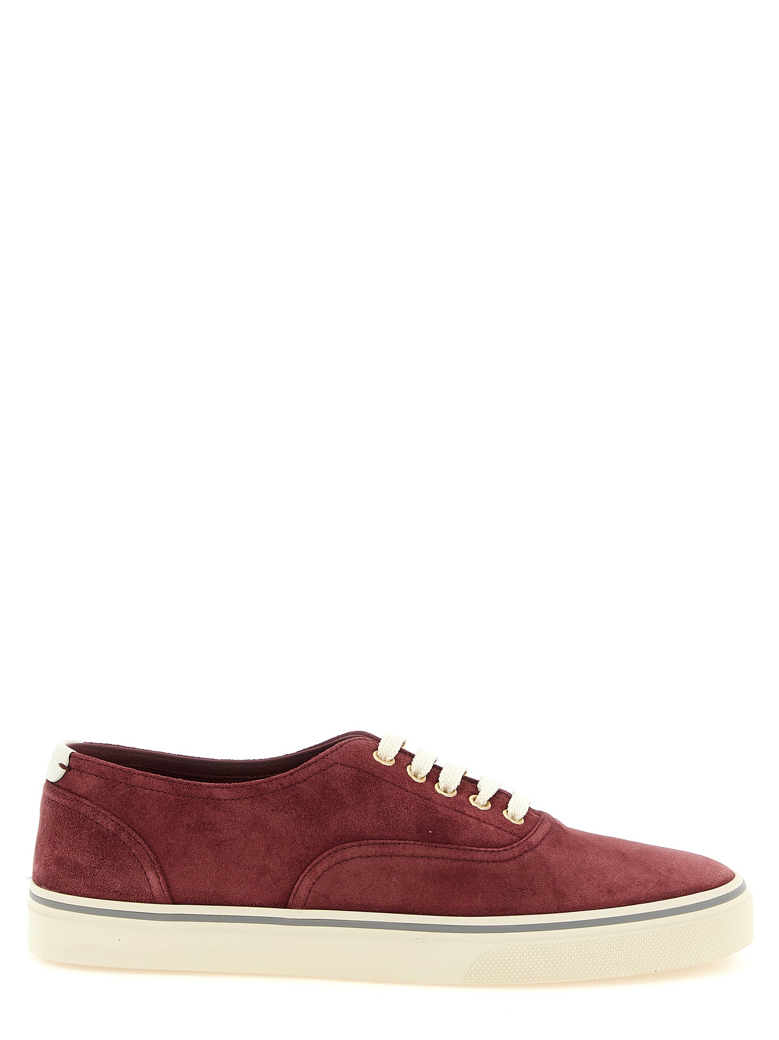 Brunello Cucinelli Bordeaux 'Low Top' Sneakers
