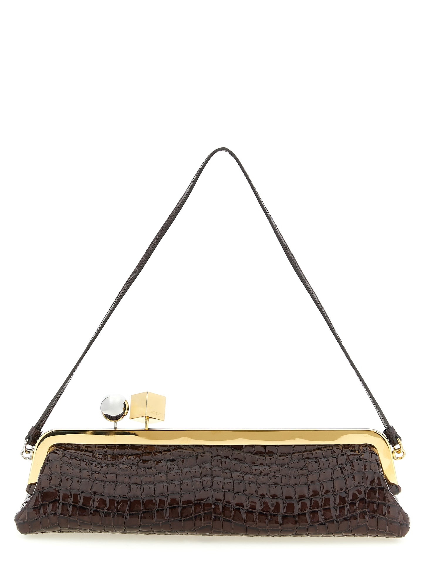 Jacquemus Brown 'La Pochette Salon' Clutch braun