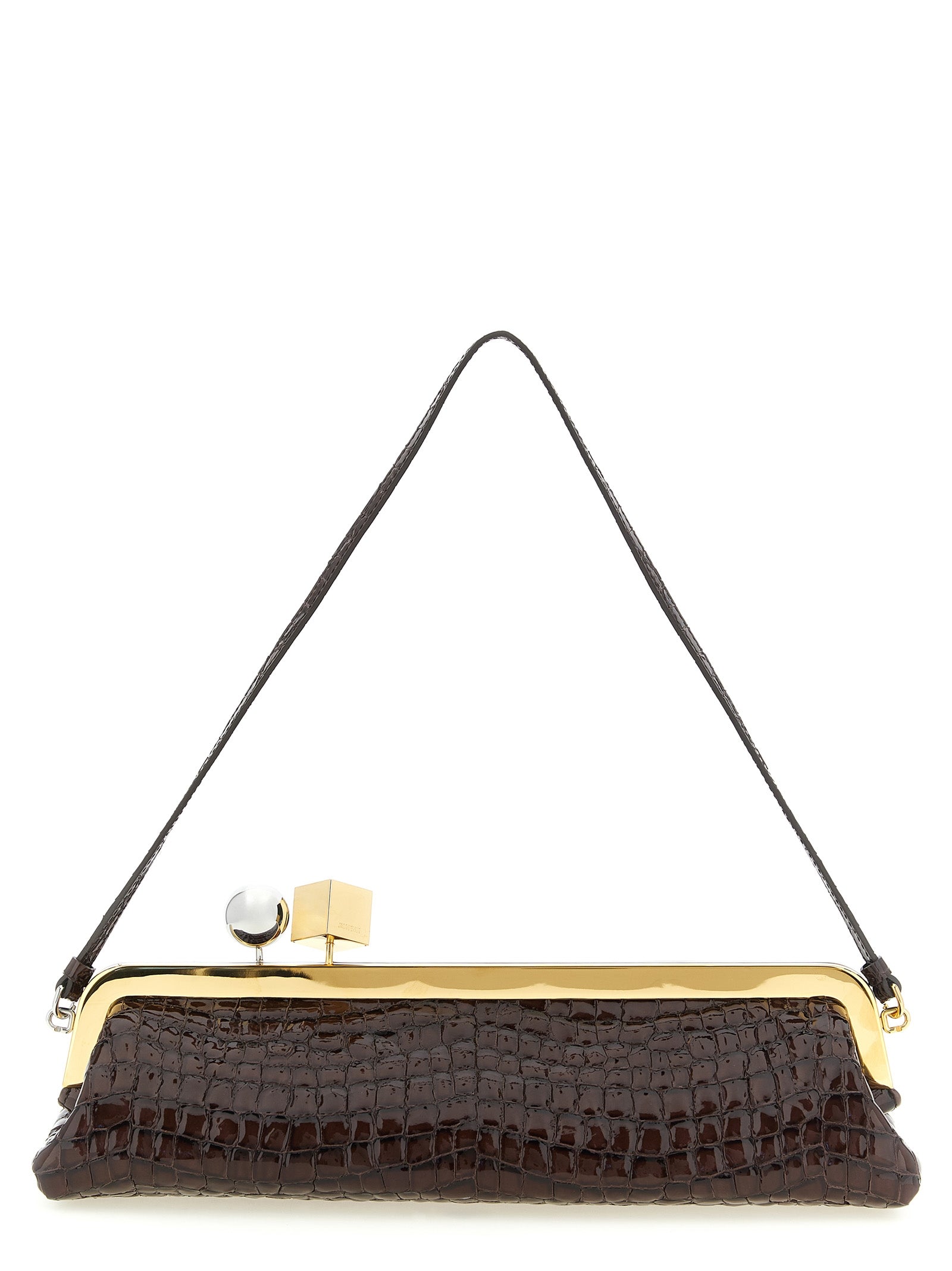 Jacquemus Brown 'La Pochette Salon' Clutch braun