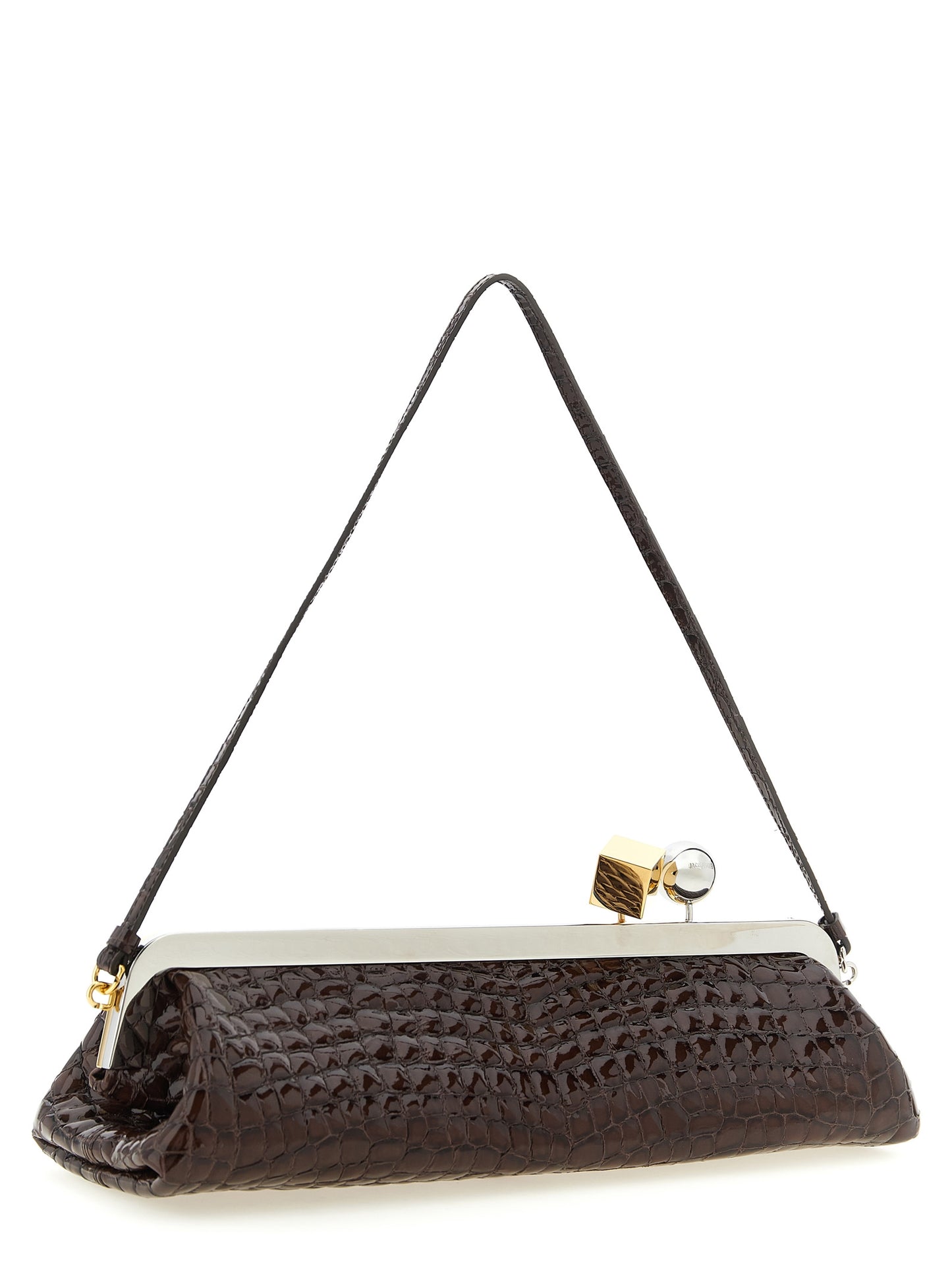 Jacquemus Brown 'La Pochette Salon' Clutch braun