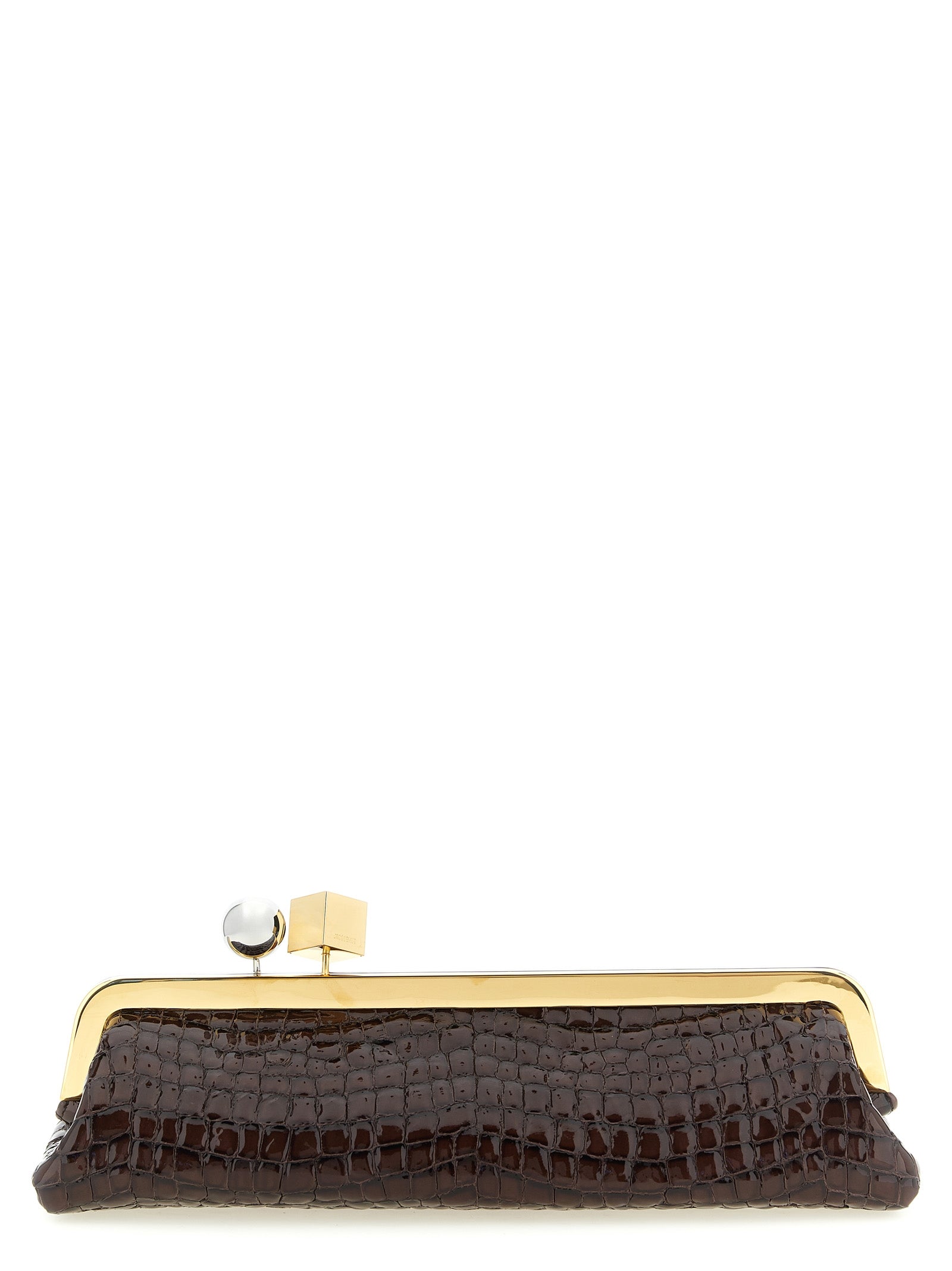 Jacquemus Brown 'La Pochette Salon' Clutch braun