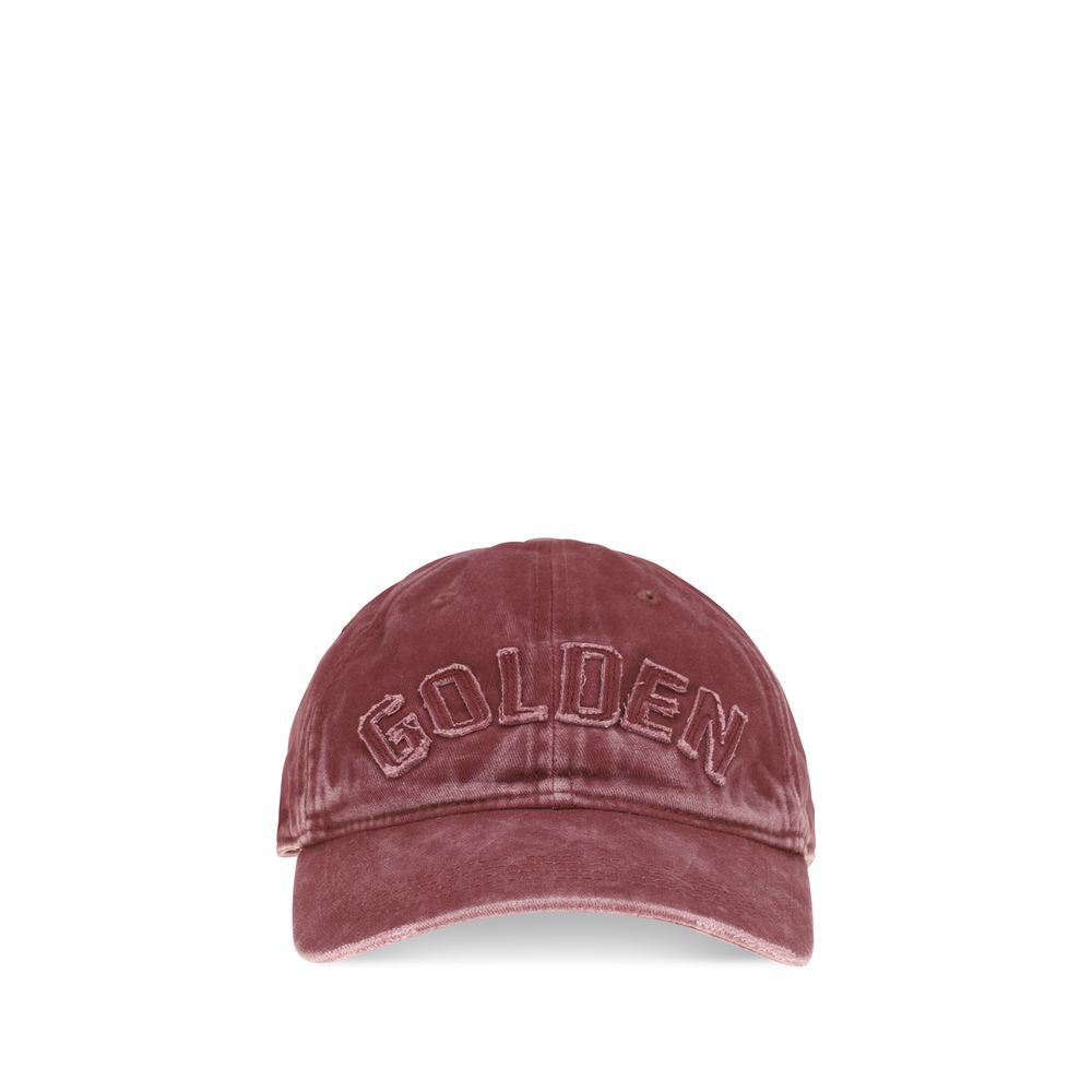 Golden Goose Bordeaux Journey Baseball Cap Hat